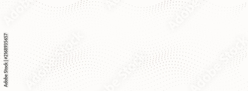 Minimal Halftone Wave Pattern on White Abstract Background