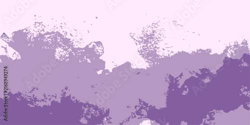 Quadro su tela Abstract Wash of Lavender and Violet A soft, ethereal abstract featuring washes of lavender and violet hues with textured, cloud-like formations