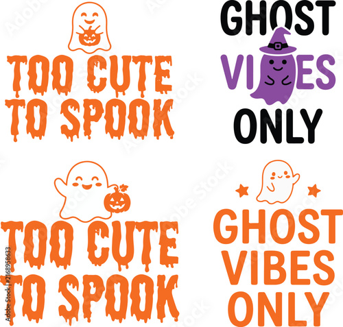 Spooky Halloween T-Shirt Design Collection – Cute, Creepy & Vintage Horror Graphics