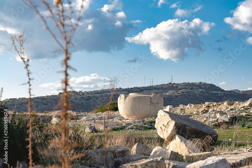 Ancient ruins of Amathus in Agios Tychon in Limassol, Cyprus