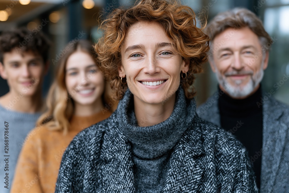 Fototapeta premium Professional Team Portrait Smiling