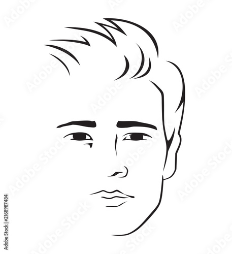 Image of a young man's face