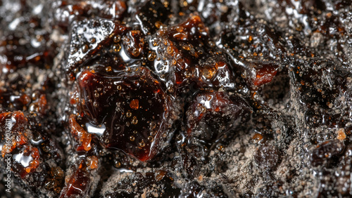 Crystallized Sugar Cane Molasses Texture