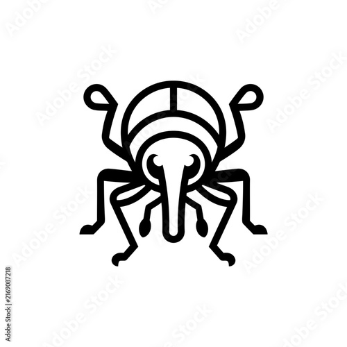 Stylized Insect Icon