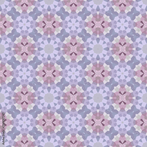 Patrón sin costuras Infinito. Caleidoscopio. Estampa simétrica Infinita