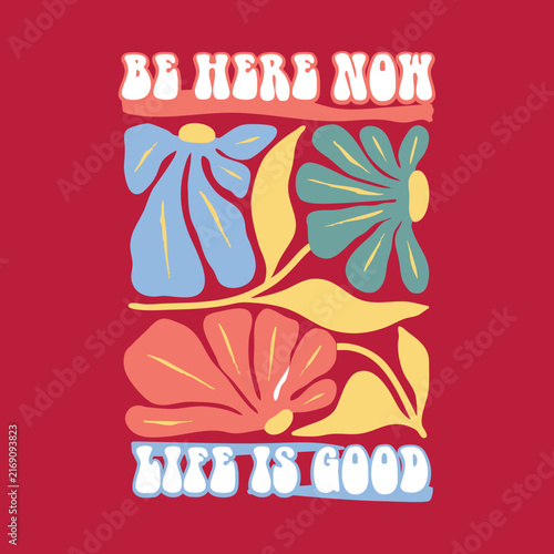 Minimal Graphics Floral Art with Quotes