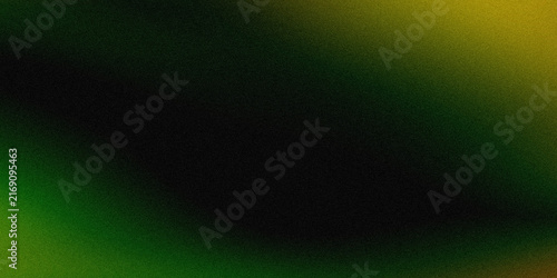 Abstract green and yellow gradient background with grainy texture