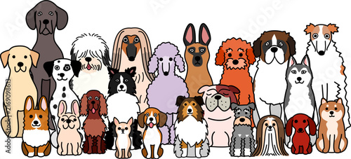 group of dogs