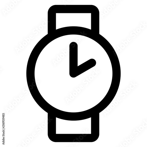 Tapety artystyczne シンプルな腕時計のアイコン 2時 14時