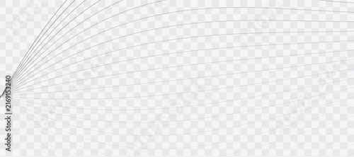 Minimalist curved lines vector background