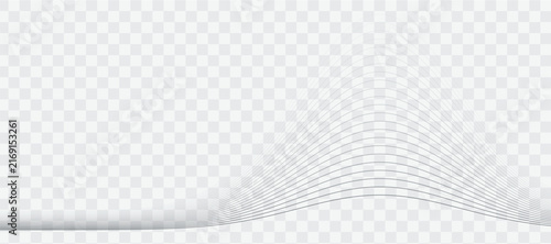 Minimalist curved lines vector background