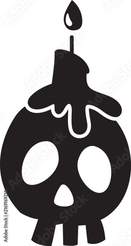 halloween skull icon