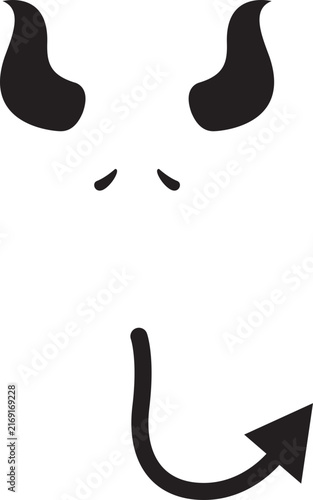 Halloween devil icon
