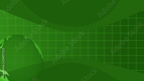 Abstract globe and grid background animation