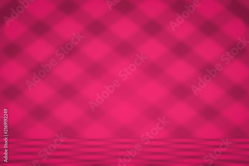 Wall interior background, studio and backdrops show products.with shadow from window color pink background for text insertion and presentation interior decoration	