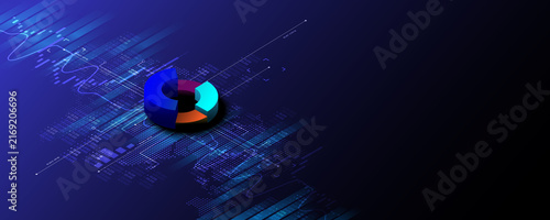 financial data analysis charts and trading trends.