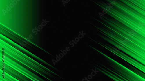 Obraz na płótnie Modern dark green dynamic diagonal motion lines abstract background