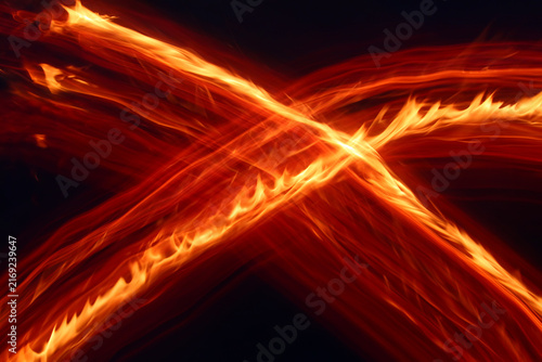 Abstract Flame Streak Background