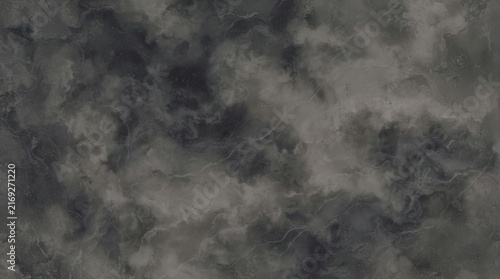 Dark charcoal and silver marble stone texture background with natural veins and patterns.