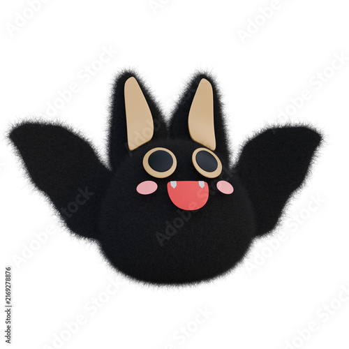 3D Cute Halloween Bat
