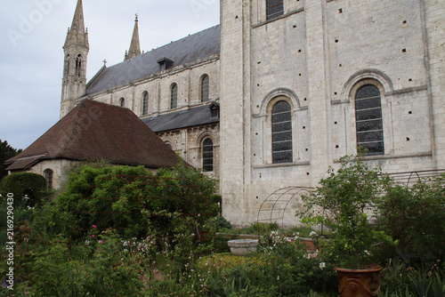 Принти на полотні romanesque church at the saint-georges abbey in saint-martin-de-boscherville in