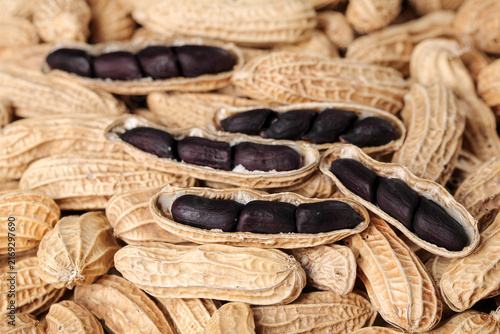 Fotografía Yunnan Black Purple-Skinned Selenium-Enriched Peanuts Dried Grains Cereals Healt