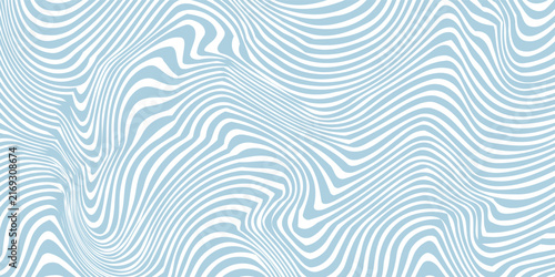 Abstract sea wave background with curly grunge paint strokes.