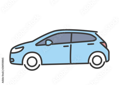 乗り物のシンプルなイラスト