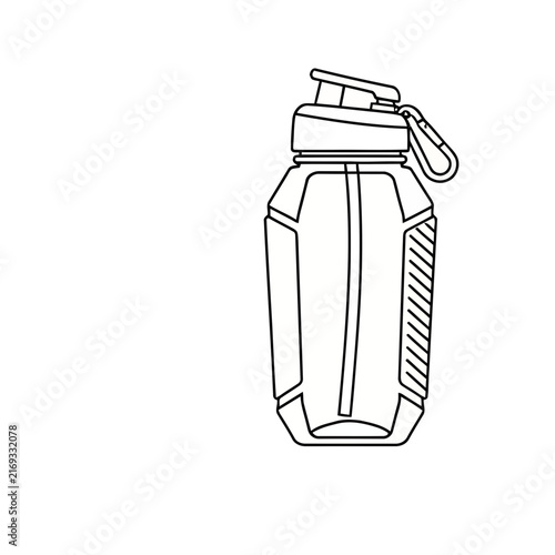 Water Bottle Outline