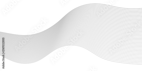 Abstract Black and White Wave Background with Flowing Curves and Minimal Page Inspired Design for Modern Wallpaper, Digital Art, and Creative Graphic Projects