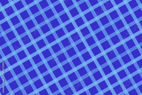 Blue geometric pattern with squares and diagonal lines
