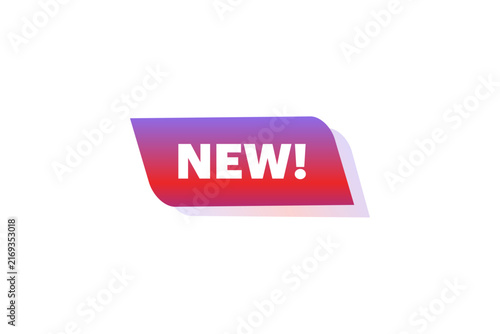 New tag banner, label, New sale tag design for offer, promotion, and new arrival tag template vector design eps 10