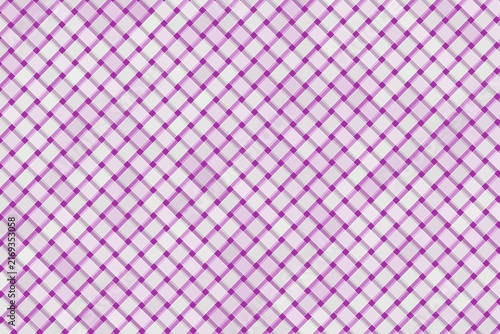 Close-up of pink and purple woven fabric pattern
