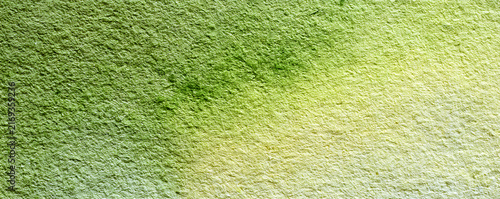 Vibrant Green and Yellow Watercolor Texture with Soft Blending and Artistic Wash