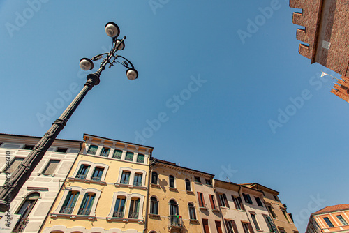 Картината върху платно Architecture detail of some old buildings in Treviso