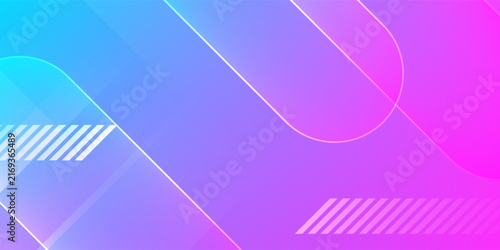 Abstract geometric background featuring colorful blue and pink color transition, sleek rounded capsule shapes, ideal for trendy digital wallpaper and web banners.