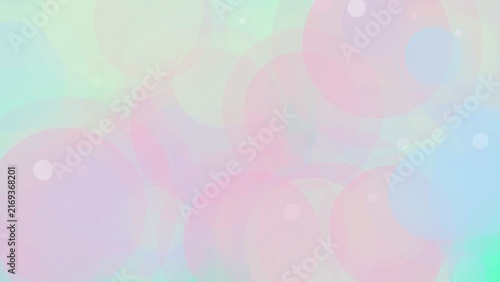 Soft Pastel Circles Abstract Background with Gentle Gradient
