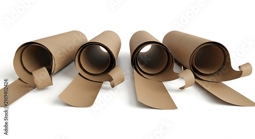 Three wooden spoons with black handles on a table