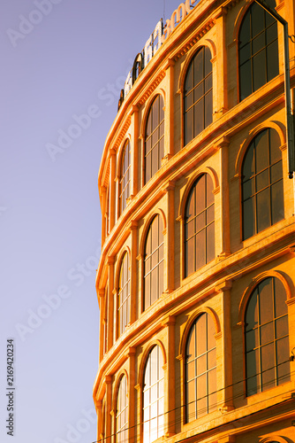 Photography Skyscrapers against the backdrop of the sunset in Batumi, Georgia