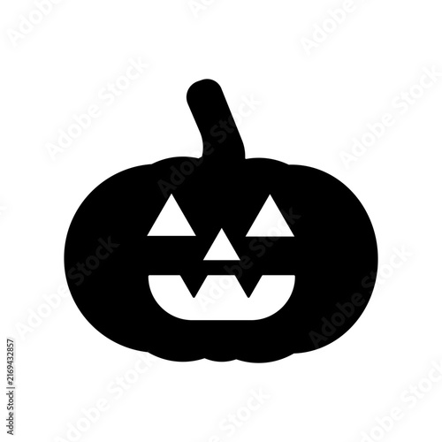 Pumpkin Halloween Symbol Icon Vector Design Illustration EPS 10