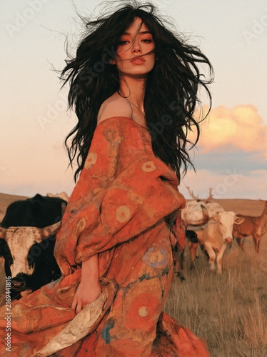 Aesthetic woman goddess