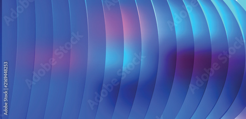 Futuristic glowing fluid wave background with vertical glass refraction and neon cyan gradient light lines for tech designs