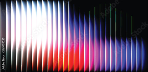 Abstract glass distortion wave background with dynamic blue neon light and smooth pastel gradient texture for web visuals