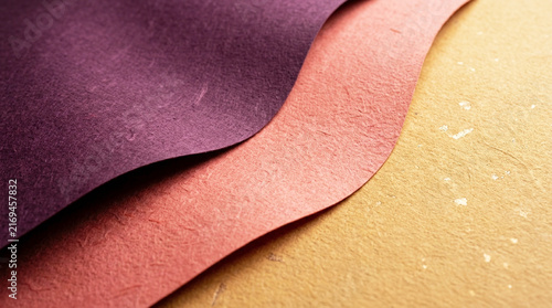 Vintage Purple Orange Abstract Color Blend with Soft Grain Texture