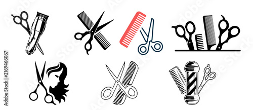 Salon style logos
