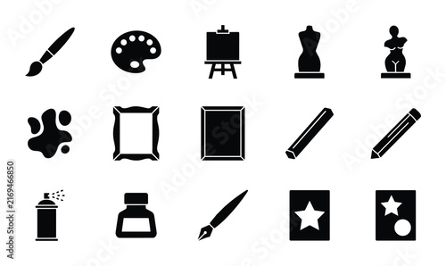 Art icons set