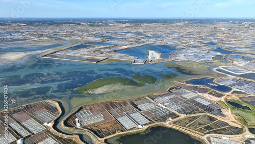 survol des marais salants de Guérande