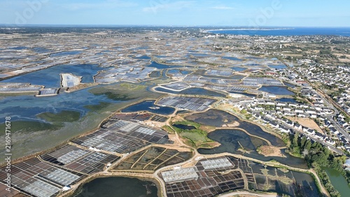 survol des marais salants de Guérande