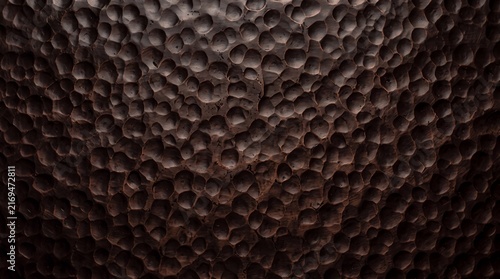 Hammered Dark Bronze Metal Texture Surface Background