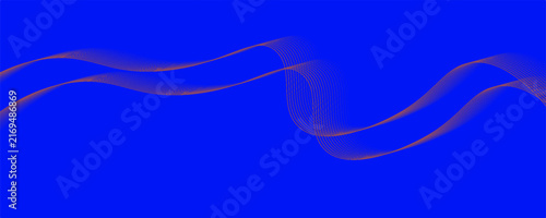 Abstract Purple Background With Gold Wave Lines and Elegant Wavy Ribbon Design for Modern Digital Use